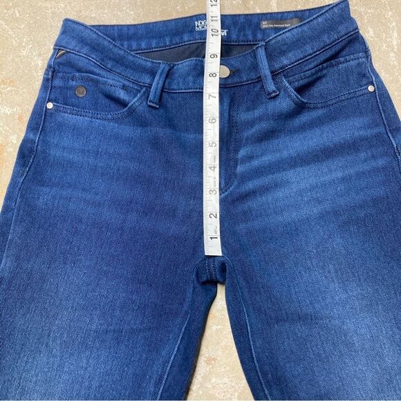 Mavi Indigo Move Ida Mid Rise Mermaid Flare Blue Jeans Stretch Size 28 X 34” - Picture 7 of 11